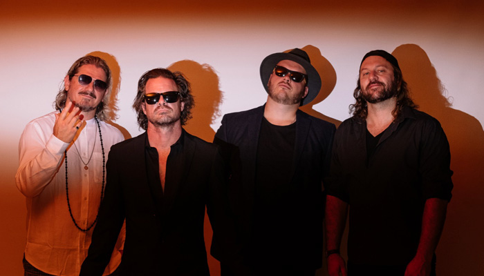 An image of the Black Cat Bones band members.